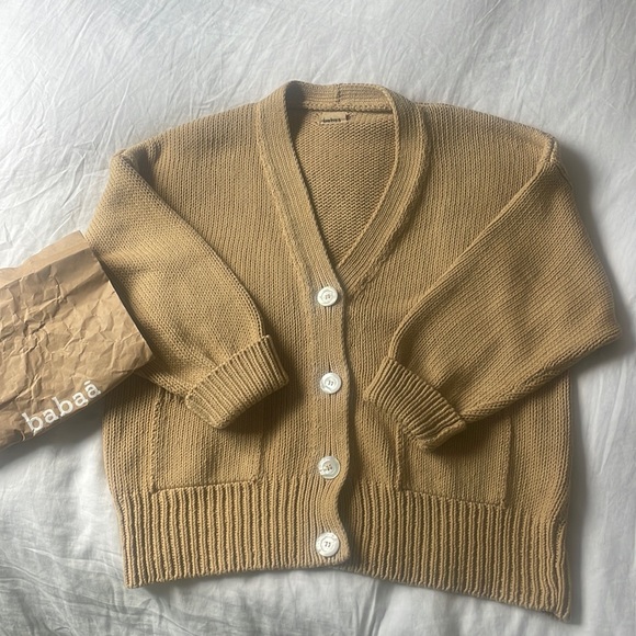 Babaa Sweaters - Babaa Cardigan No 16 Clay Pot